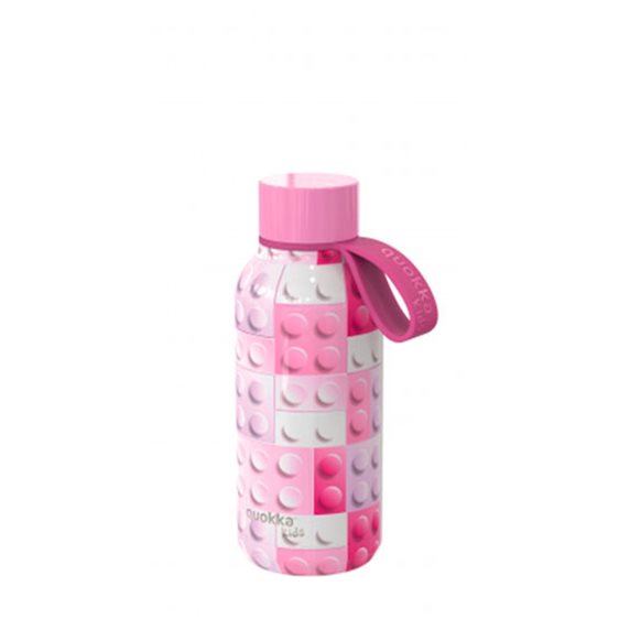 Παγούρι Θερμός Ανοξείδωτος με Λουράκι Quokka 330ml Pink Bricks 40142