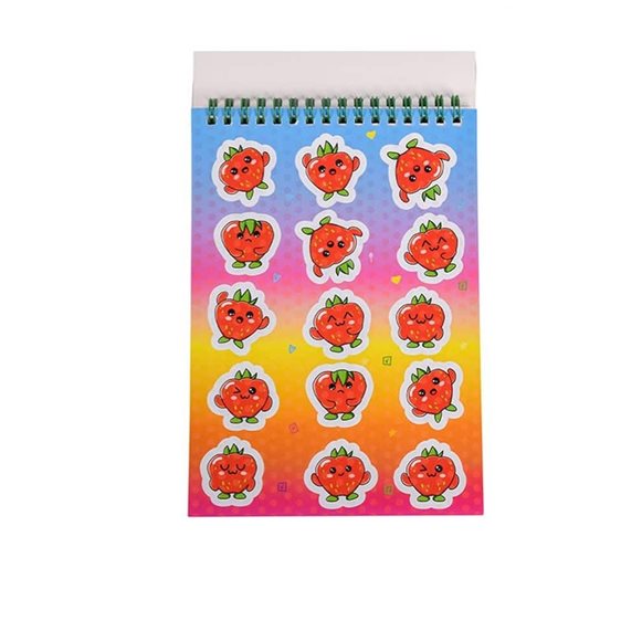 Fruity Squad Αρωματικό Μπλοκ με Σπιράλ και Αυτοκόλλητα FS60374