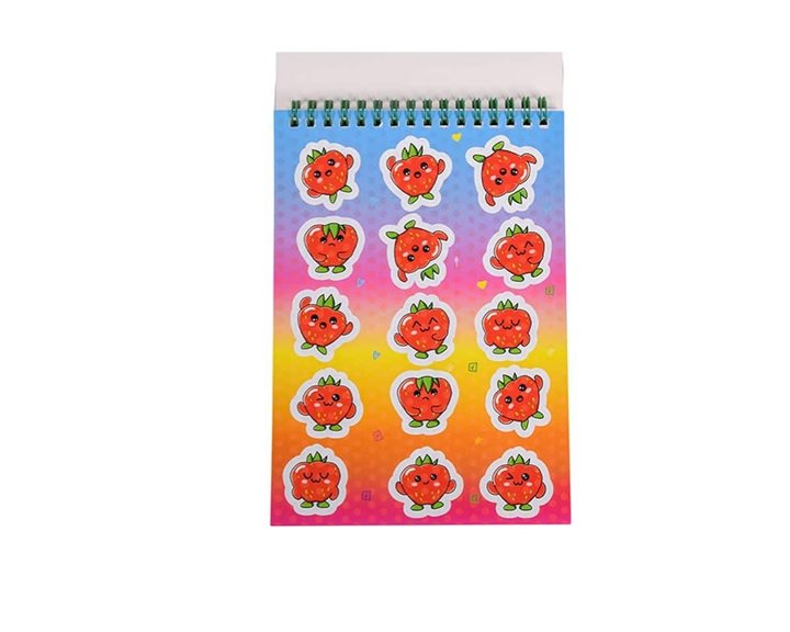 Fruity Squad Αρωματικό Μπλοκ με Σπιράλ και Αυτοκόλλητα FS60374