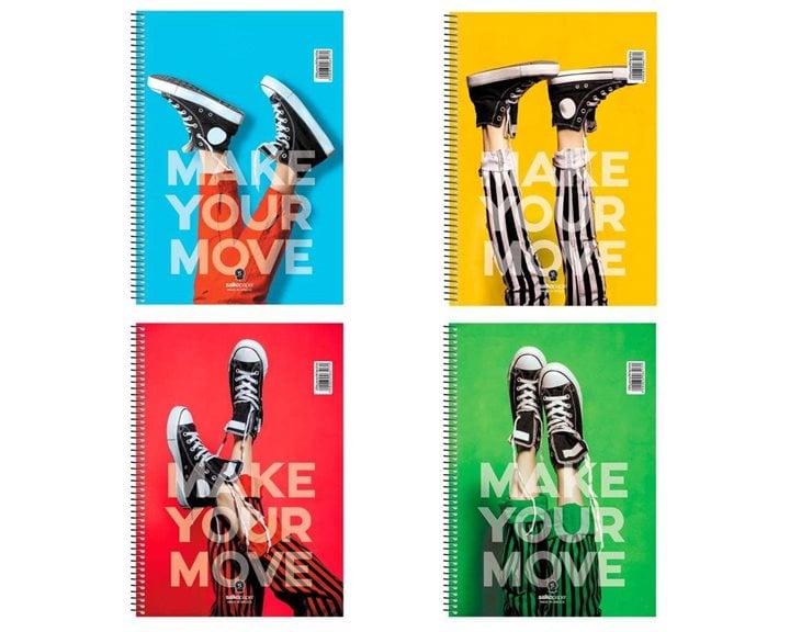 Τετράδιο Σπιράλ 17x25 Salko Make Your Move 3Θ. 90φ. 6513