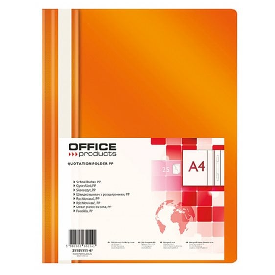 Ντοσιέ Ελασμα A4 Donau Office Πορτοκαλί