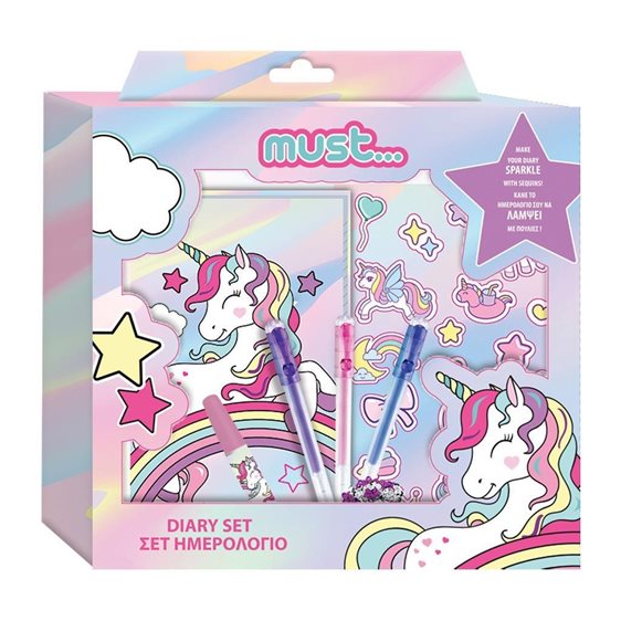 Ημερόλογιο Σετ Δώρου Luna 60φ.7τμχ. Unicorn 000585619