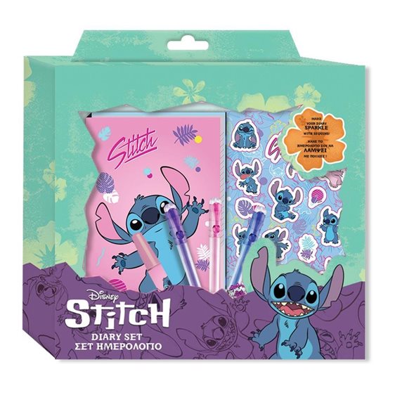 Ημερόλογιο Σετ Δώρου Luna 60φ.7τμχ. Lilo & Stitch 000564297