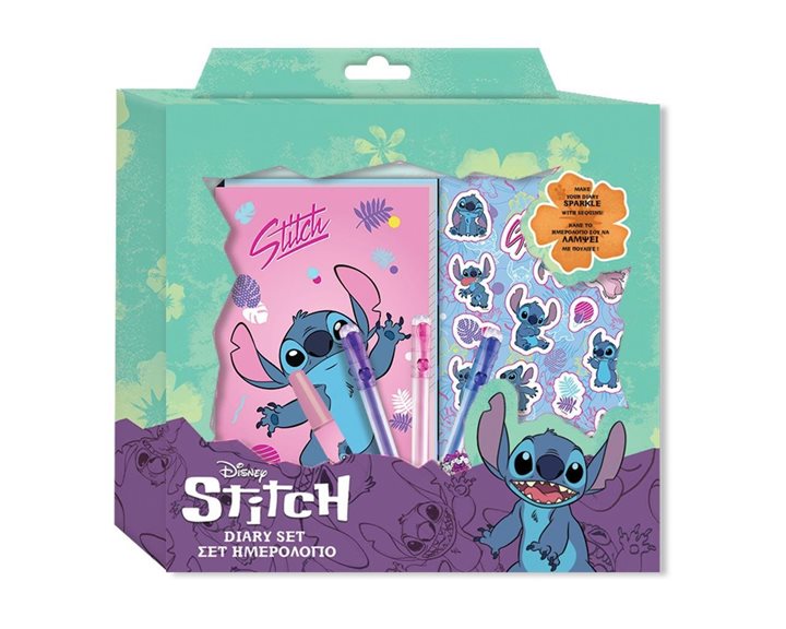 Ημερόλογιο Σετ Δώρου Luna 60φ.7τμχ. Lilo & Stitch 000564297