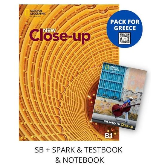 NEW CLOSE-UP B1 PACK FOR GREECE (SB + SPARK & TESTBOOK & NOTEBOOK)