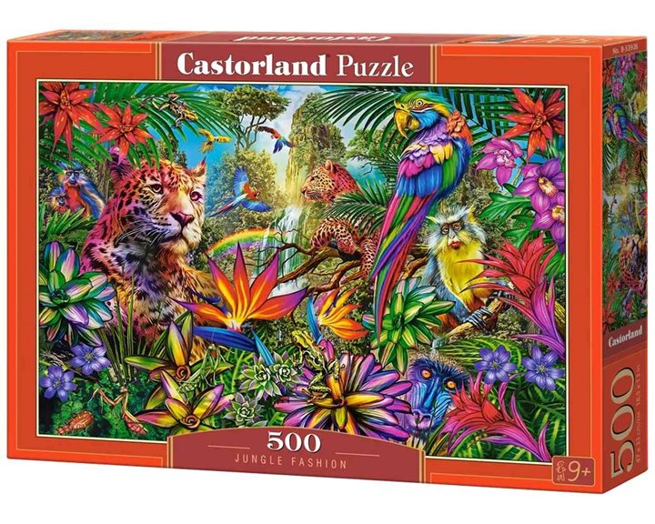 Παζλ Castorland 500 τμχ Jungle Fashion 47x33 B-53926
