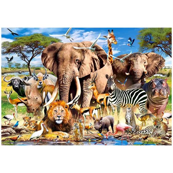 Παζλ Castorland 1500τεμ. Savanna Animals 68χ47cm C-151950-2