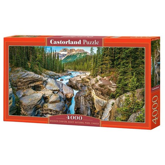 Παζλ Castorland 4000τεμ. Mistaya Canyon, Banff National Park, Canada 138x68 C-400348-2