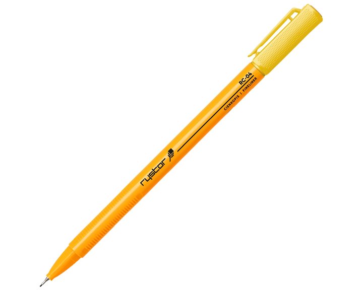 Μαρκαδόρος Rystor Fineliner 0.4 Banana Yellow RC-23