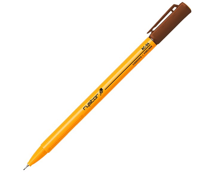 Μαρκαδόρος Rystor Fineliner 0.4 Brown RC-30