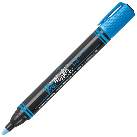 Μαρκαδόρος Κιμωλίας Rystor Glass Ultraviolet Blue