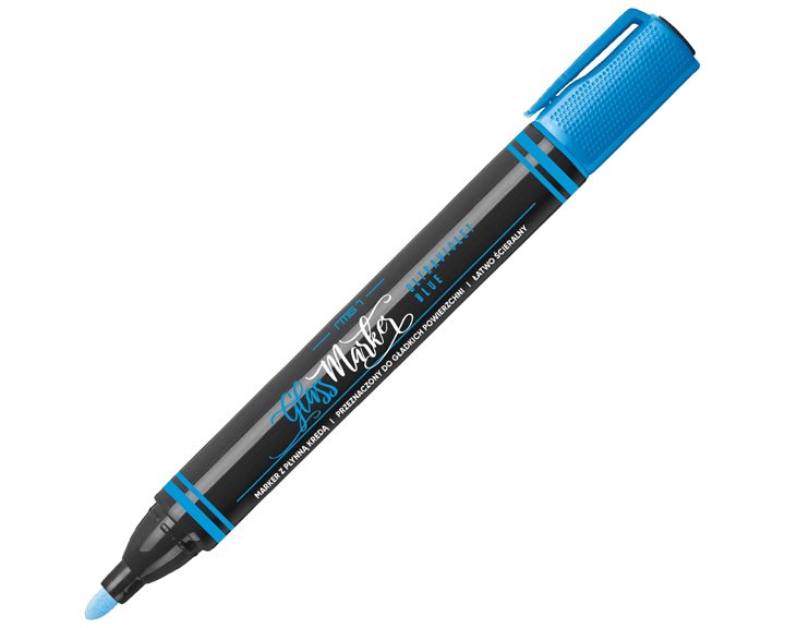 Μαρκαδόρος Κιμωλίας Rystor Glass Ultraviolet Blue