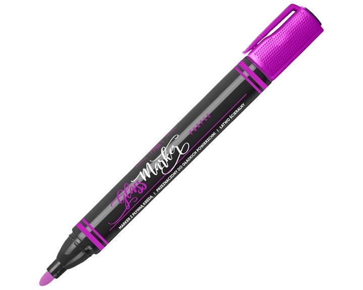 Μαρκαδόρος Κιμωλίας Rystor Glass Purple