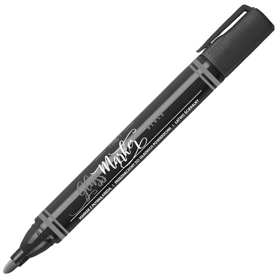 Μαρκαδόρος Κιμωλίας Rystor Glass Black