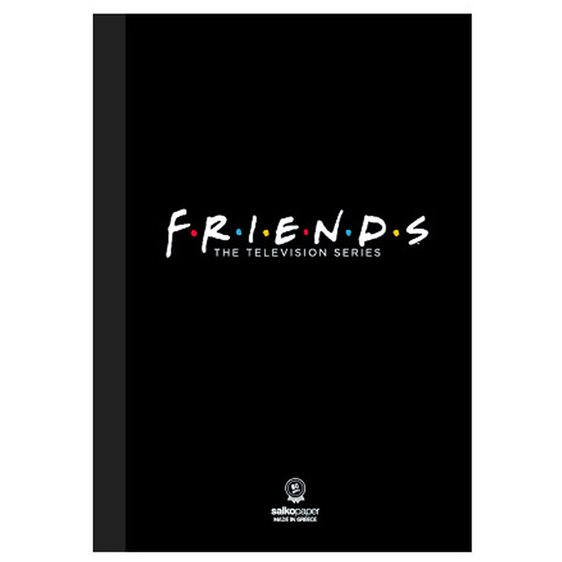 Τετράδιο Salko Flex 17x25 2Θ.64φύλλα Friends