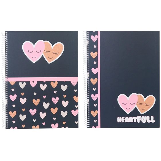 Τετράδιο Σπιράλ A4  Περφορέ Hearts 118285