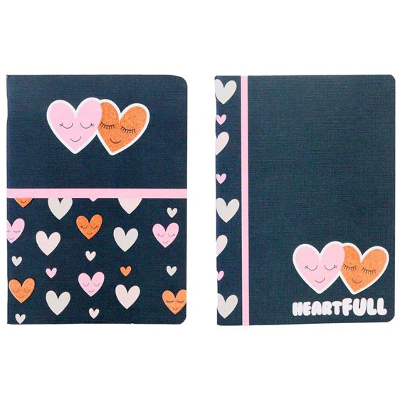 Τετράδιο Καρφίτσα A4 Hearts 118247