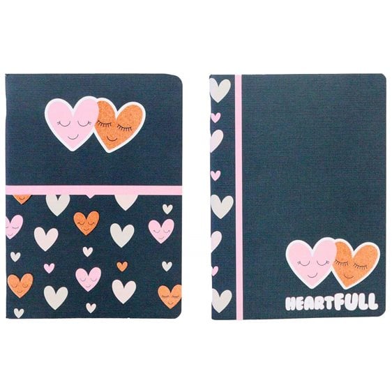 Τετράδιο Καρφίτσα A5 Hearts 118261