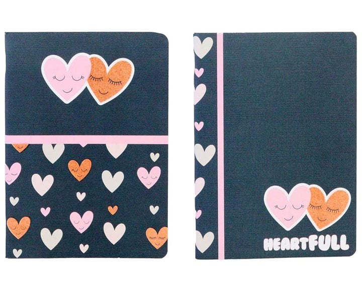 Τετράδιο Καρφίτσα A5 Hearts 118261