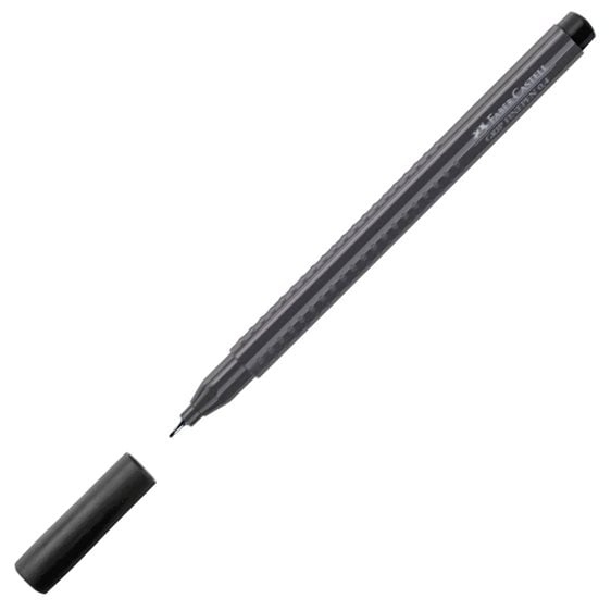 Μαρκαδόρος Faber-Castell Grip Finepen 0.4 Μαύρος