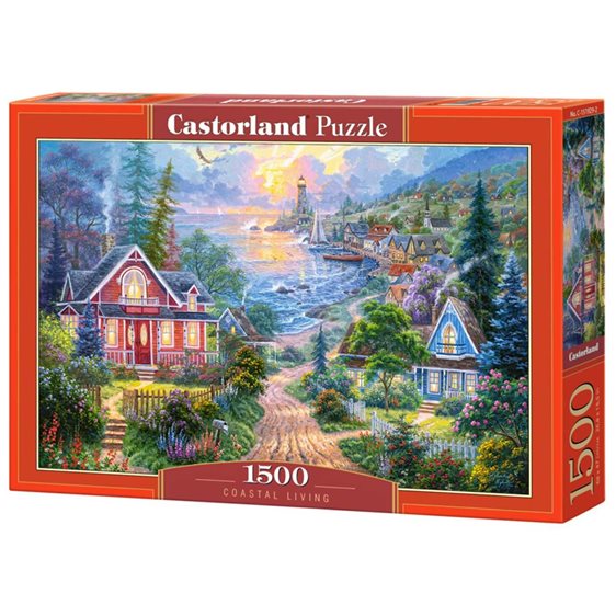 Παζλ Castorland 1500τεμ. Coastal Living  68χ47cm C-151929-2