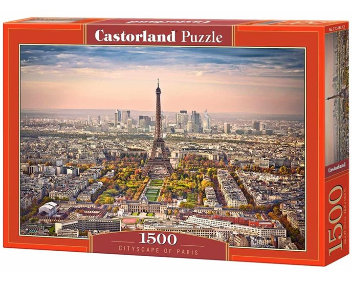 Παζλ Castorland 1500τεμ. Cityskape Of Paris 68χ47cm C-151837-2