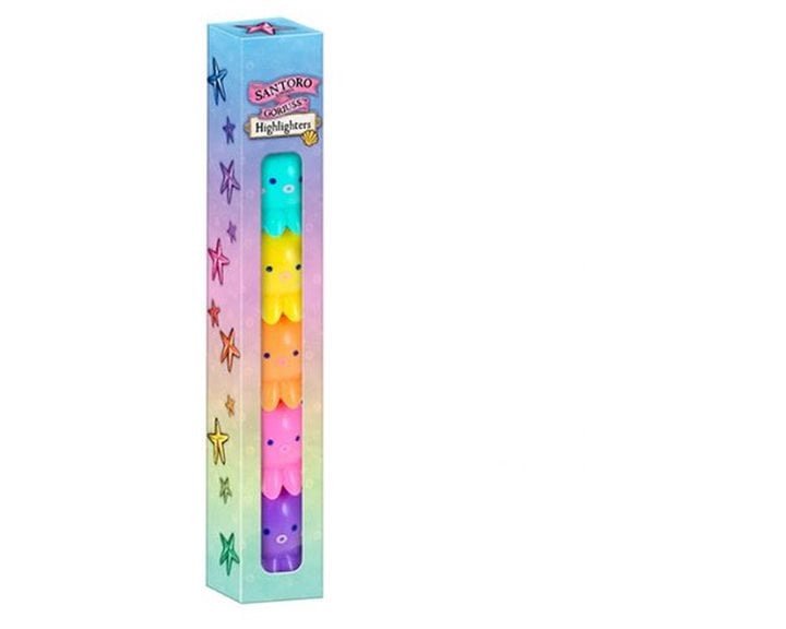 Μαρκαδόροι Santoro Gorjuss Highlighters 6 χρ.1312GJD01