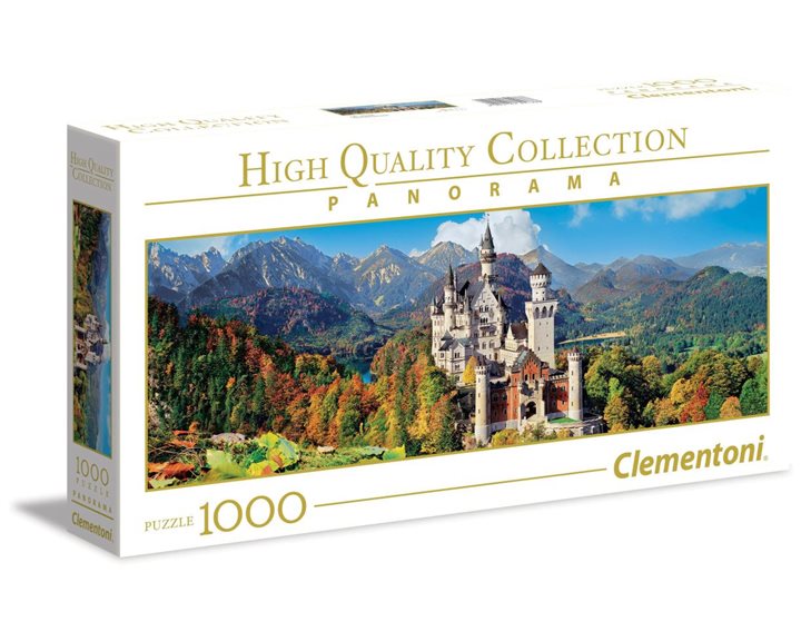 Clementoni Παζλ Panorama High Quality Collection Κάστρο Neuschwanstein 1000 τμχ