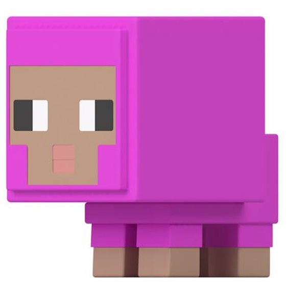 MINECRAFT - MOB HEAD ΜΙΝΙ ΦΙΓΟΥΡΕΣ (ΡΟΖ ΠΡΟΒΑΤΟ) - HTL56
