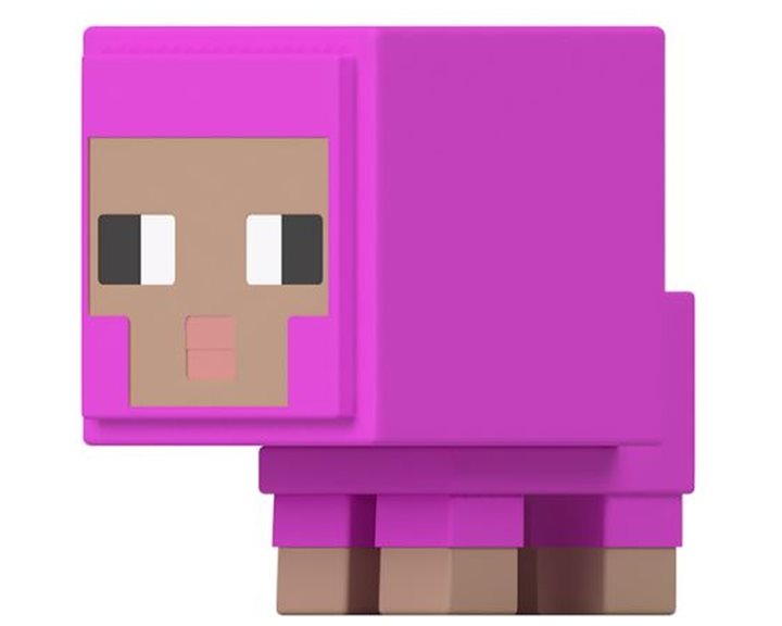 MINECRAFT - MOB HEAD ΜΙΝΙ ΦΙΓΟΥΡΕΣ (ΡΟΖ ΠΡΟΒΑΤΟ) - HTL56