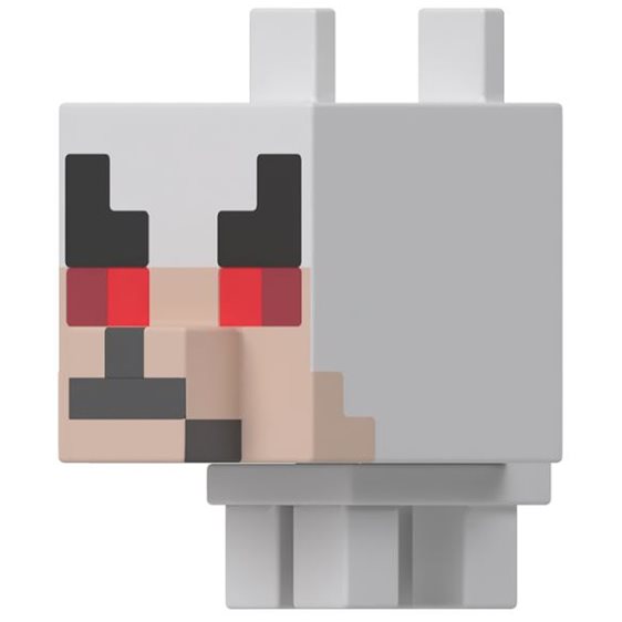 MINECRAFT - MOB HEAD ΜΙΝΙ ΦΙΓΟΥΡΕΣ (ΛΥΚΟΣ) - HTL55