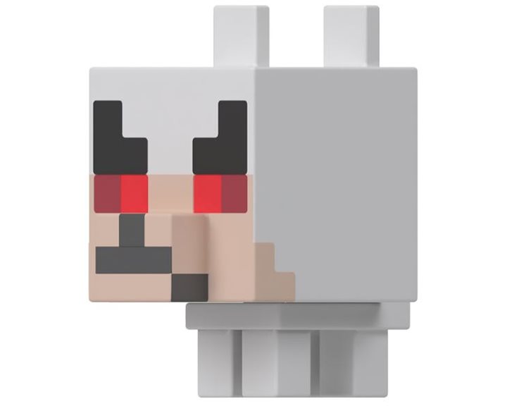 MINECRAFT - MOB HEAD ΜΙΝΙ ΦΙΓΟΥΡΕΣ (ΛΥΚΟΣ) - HTL55