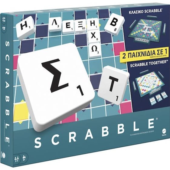 Mattel Νέο Scrabble 2 Σε 1 HXW06