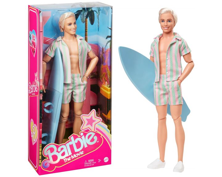 BARBIE MOVIE - KEN MOVIE STRIPE MATCHING SET - HPJ970