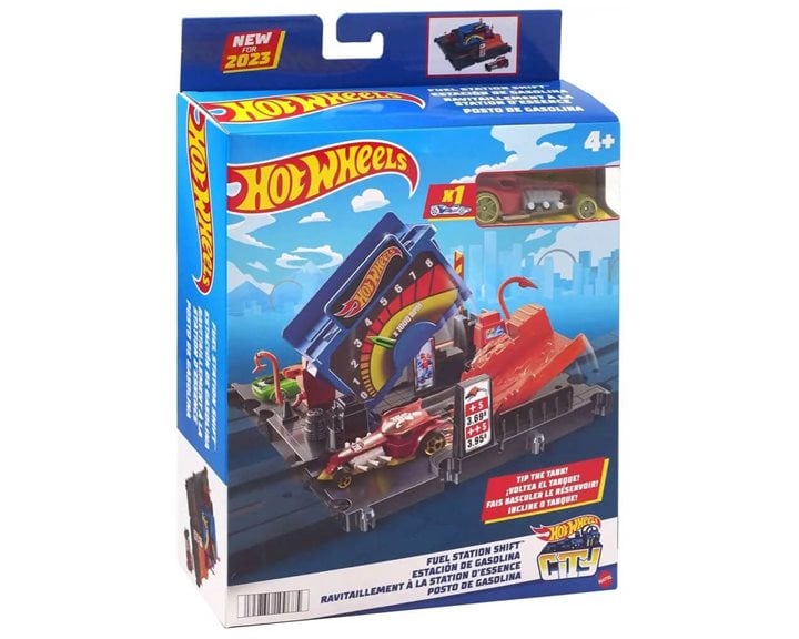 HOT WHEELS CITY ΜΙΝΙ ΠΙΣΤΕΣ FUEL STATION SHIFT - HKX45