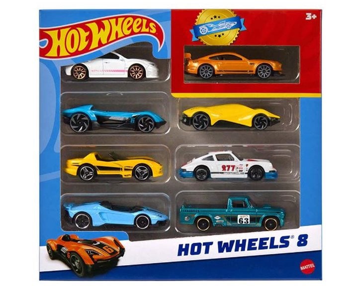 ΑΥΤΟΚΙΝΗΤΑΚΙΑ HOT WHEELS ΣΕΤ ΤΩΝ 8- ΤΥΧΑΙΑ ΕΠΙΛΟΓΗ