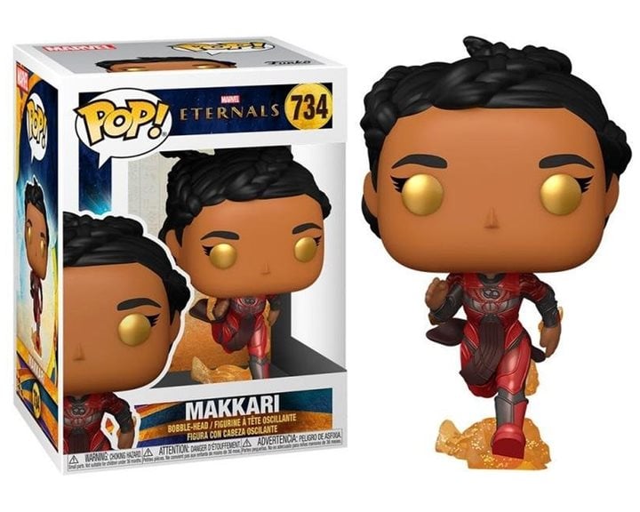 FUNKO POP! MARVEL: ETERNALS - MAKKARI #734 BOBBLE-HEAD VINYL FIGURE