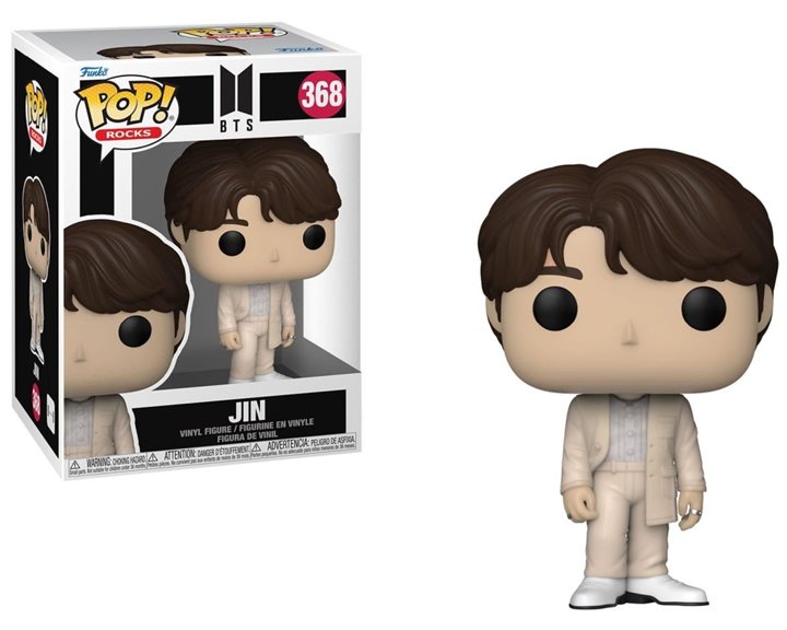 FUNKO POP! ROCKS: BTS - JIN #368 VINYL FIGURE