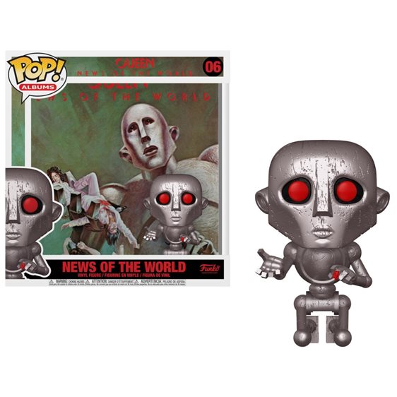 FUNKO POP! ALBUMS: QUEEN - NEWS OF THE WORLD #06 VINYL FIGURE