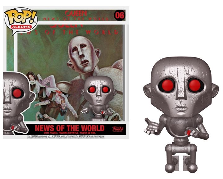 FUNKO POP! ALBUMS: QUEEN - NEWS OF THE WORLD #06 VINYL FIGURE