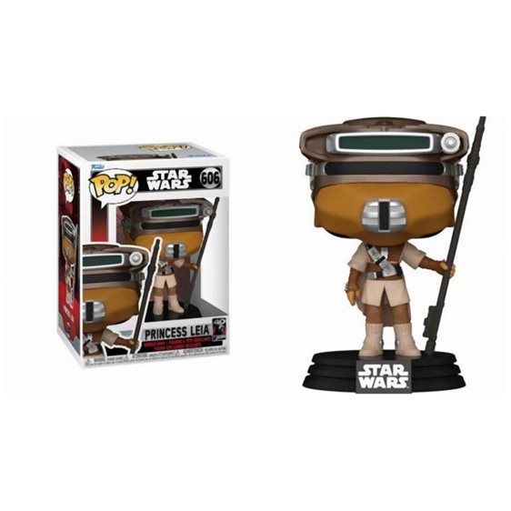 FUNKO POP! DISNEY STAR WARS: RETURN OF THE JEDI 40TH - PRINCESS LEIA (BOUSHH) #606 BOBBLE-HEAD VINYL