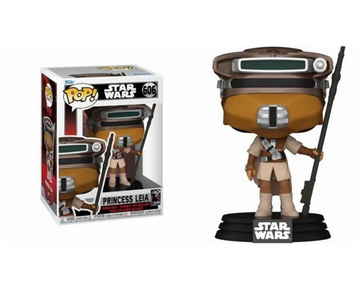 FUNKO POP! DISNEY STAR WARS: RETURN OF THE JEDI 40TH - PRINCESS LEIA (BOUSHH) #606 BOBBLE-HEAD VINYL