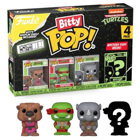 FUNKO BITTY POP! 4-PACK: TEENAGE MUTANT NINJA TURTLES - SPLINTER VINYL FIGURES