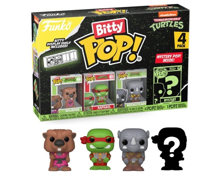 FUNKO BITTY POP! 4-PACK: TEENAGE MUTANT NINJA TURTLES - SPLINTER VINYL FIGURES