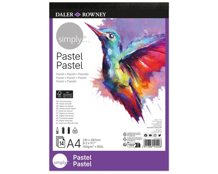 Simply Pastel Χαρτι 150gr Α4 14 Φυλλα