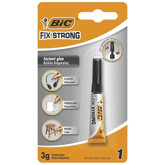 Κόλλα Bic Fix Strong 3GLQD BL1 GRP3EU