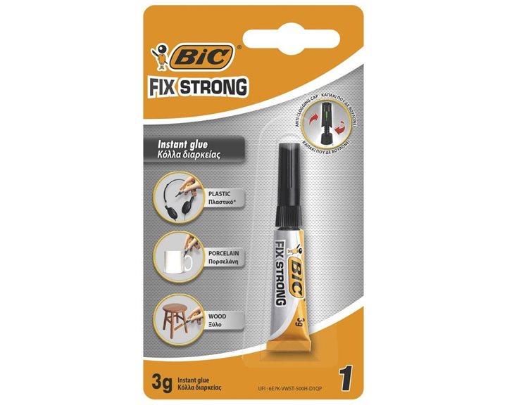 Κόλλα Bic Fix Strong 3GLQD BL1 GRP3EU