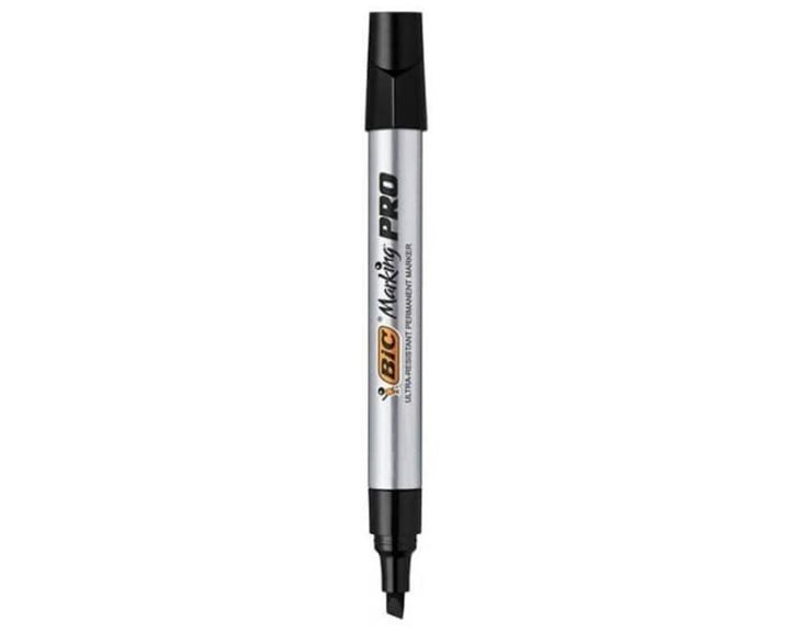Μαρκαδόρος Bic Pro Chisel Μαύρο BCL B12