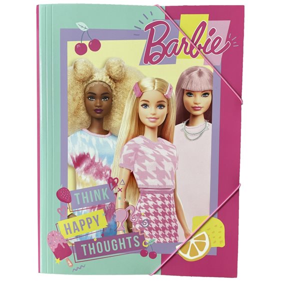 Ντοσιέ Λάστιχο Α4 Gim Barbie 349-84510