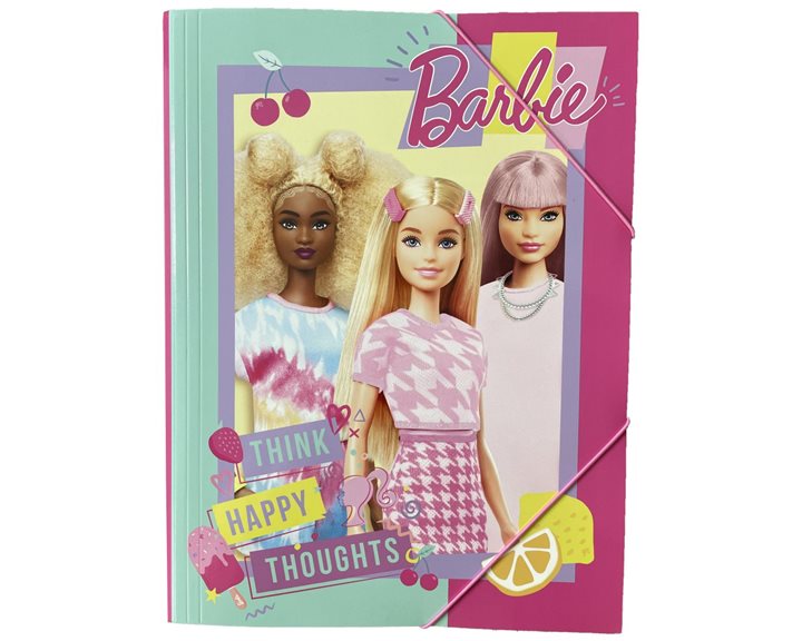Ντοσιέ Λάστιχο Α4 Gim Barbie 349-84510